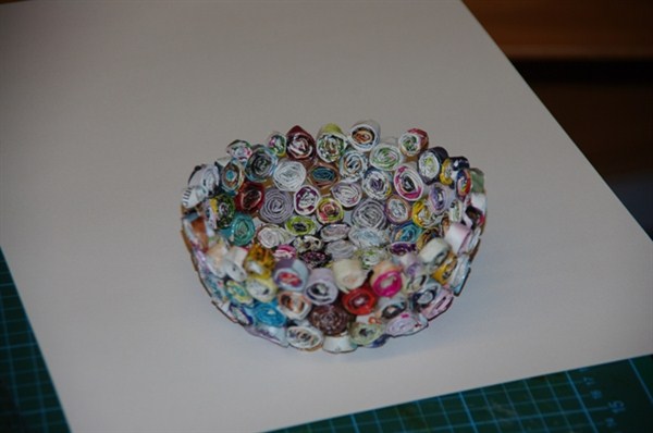 Projekttage - Basteln mit Altpapier